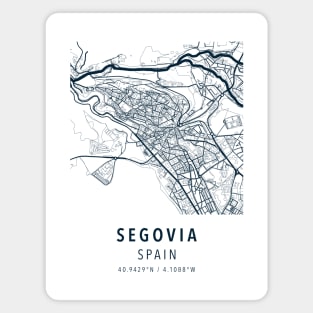 segovia simple map Magnet